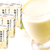 【50%ポイント還元】
滋賀県産大豆使用の無調整豆乳1000ml×12本